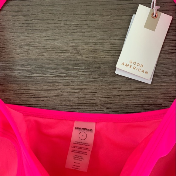 Good American Always Fits Cutout One-Piece Monokini Swimsuit - Size XL (4) - NWT - Picture 9 of 11
